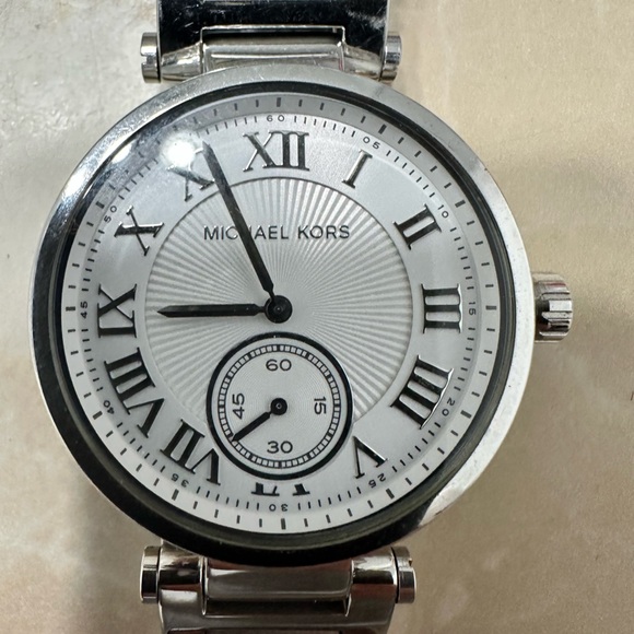 Michael Kors - Skylar MK 5866 watch. Silver, stainless steel, 42mm - Picture 2 of 6
